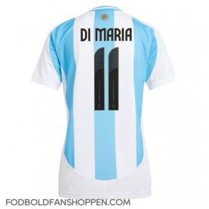 Argentina Angel Di Maria #11 Hjemmebanetrøje Dame Copa America 2024 Kortærmet